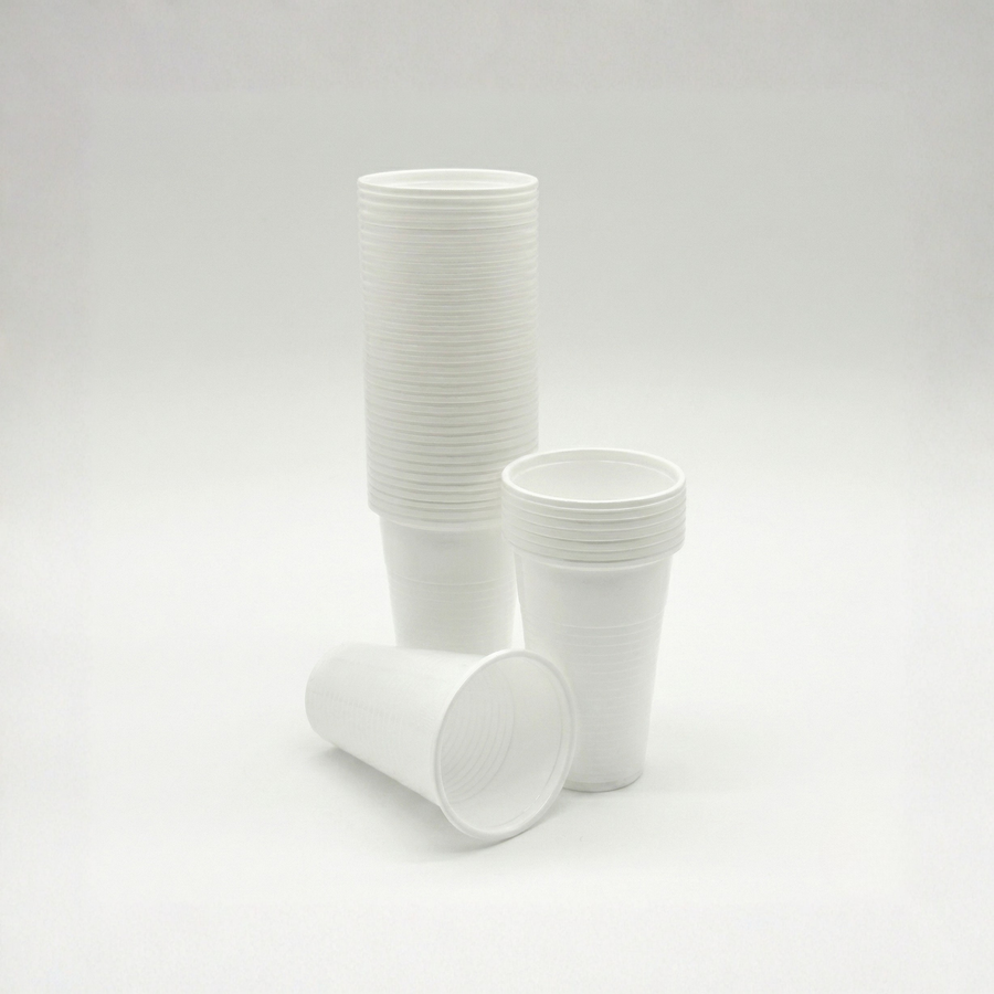 Mehrweg-Trinkbecher 200 ml, geriffelt, 3000 Stück