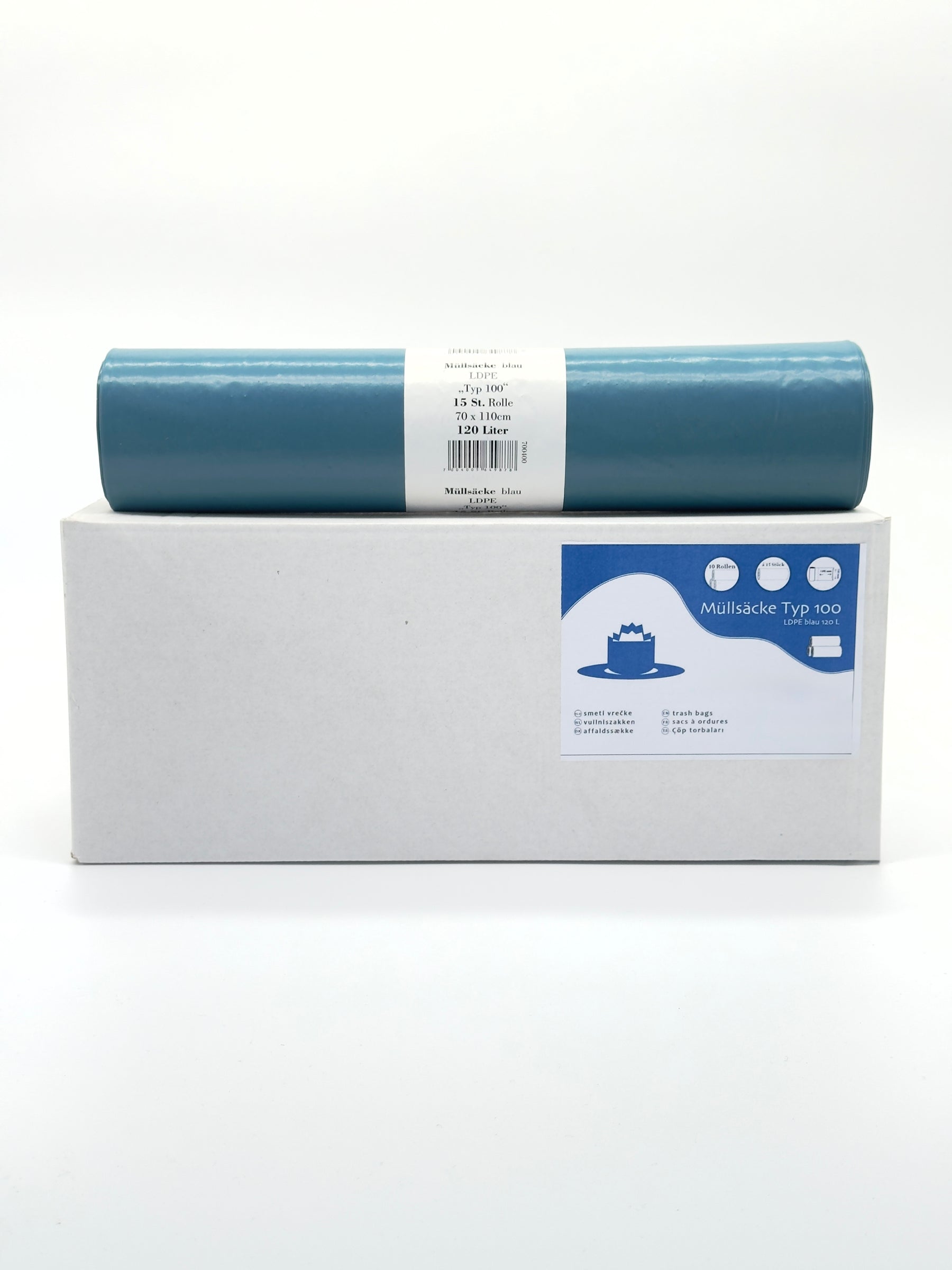 Müllsäcke 120L Typ 100 Ldpe blau