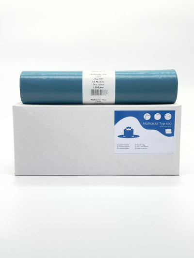 Müllsäcke 120L Typ 100 Ldpe blau